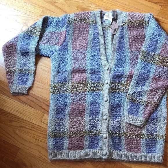 Milano Design Group Size 8 NWT V-Neck Cardigan - Picture 1 of 7